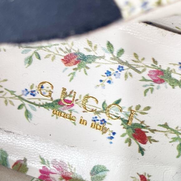 Gucci Navy Blue Ivory Bicolor Agon Knee High Asymmetric Zip Platform Boot EU 39 - Picture 15 of 15